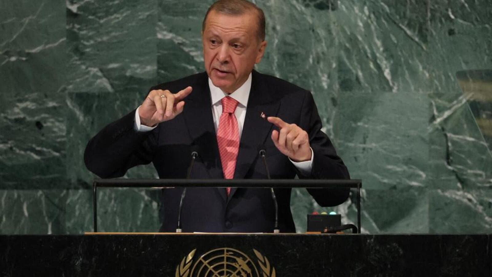 El presidente turco Erdogan plantea Cachemira en la reunión de las Naciones Unidas.  Hay una diferencia |  Noticias del mundo