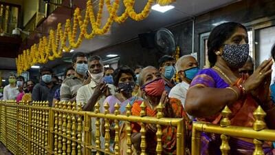 The TTD, which manages the Lord Venkateshwara temple on Tirumala, introduced a mobile application on Wednesday. (AFP) The TTD, which manages the Lord Venkateshwara temple on Tirumala, introduced a mobile application on Wednesday. (AFP)