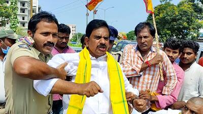 Andhra Pradesh chief minister Y S Jagan Mohan Reddy’s decision to rename the NTR health university after his father. (ANI) Andhra Pradesh chief minister Y S Jagan Mohan Reddy’s decision to rename the NTR health university after his father. (ANI)