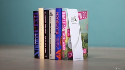The six contenders for the German Book Prize 2022 (vntr.media ) The six contenders for the German Book Prize 2022 (vntr.media )