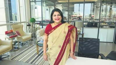 Nykaa founder Falguni Nayar is now India's richest woman. Nykaa founder Falguni Nayar is now India's richest woman.
