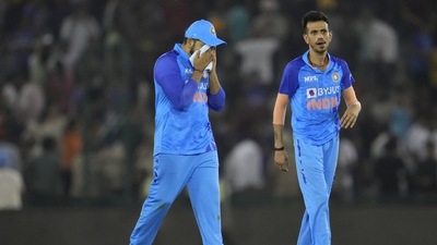 Chahal conceded 42 runs in just 3.2 overs for one wicket during the 1st T20I against Australia (AP) Chahal conceded 42 runs in just 3.2 overs for one wicket during the 1st T20I against Australia (AP)