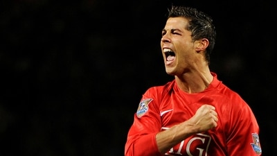 Cristiano Ronaldo during his first stint for Manchester United. (REUTERS)