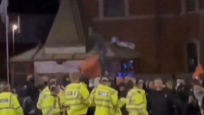 Leicester Clashes: Chaos in East Leicester followingcricket match between India and Pakistan. (Twitter)