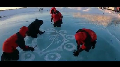 Onam 2022: The image, taken from the Twitter video by Anand Mahindra, shows a few Indians celebrating in Antarctica. (Twitter/@anandmahindra)