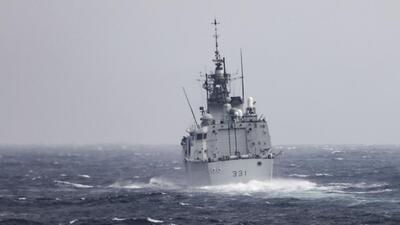 In this photo provided by US Navy, The Royal Canadian Navy Halifax-class frigate HMCS Vancouver (FFH 331) transits the Taiwan Strait with guided-missile destroyer USS Higgins (DDG 76) while conducting a routine transit on Tuesday. (AP) In this photo provided by US Navy, The Royal Canadian Navy Halifax-class frigate HMCS Vancouver (FFH 331) transits the Taiwan Strait with guided-missile destroyer USS Higgins (DDG 76) while conducting a routine transit on Tuesday. (AP)