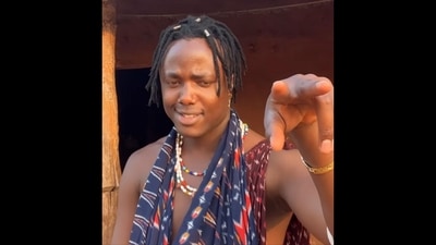A screengrab from the video that shows Kili Paul lip-syncing to AP Dhillon's Summer High. (Instagram/@ kili_paul) A screengrab from the video that shows Kili Paul lip-syncing to AP Dhillon's Summer High. (Instagram/@ kili_paul)