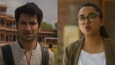 Prajakta Koli and Rohit Saraf in Mismatched Season 2 trailer. Prajakta Koli and Rohit Saraf in Mismatched Season 2 trailer.