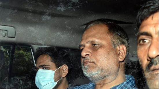 File photo of Delhi minister Satyendar Jain. (ANI)