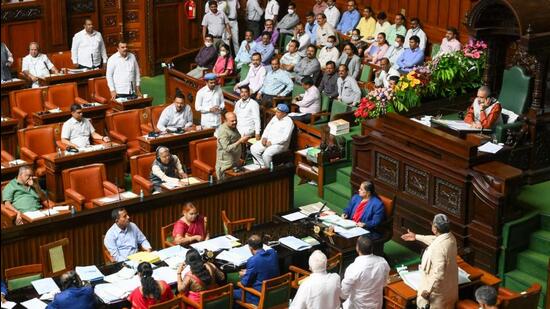 The BJP legislator from Udupi Raghupathi Bhat who raised the issue in the assembly, demanded a probe into a 125-page and 13-volume report submitted to the then state government in 2012. (HT Photo) The BJP legislator from Udupi Raghupathi Bhat who raised the issue in the assembly, demanded a probe into a 125-page and 13-volume report submitted to the then state government in 2012. (HT Photo)