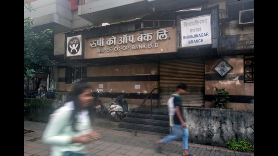 Rupee Co-operative Bank at JM Road. (Pratham Gokhale/HT Photo)