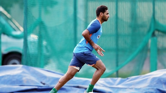 Bhuvneshwar Kumar has conceded runs at crucial periods in recent matches. (ANI)