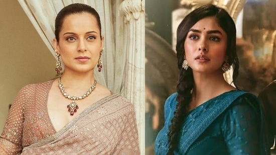 Seetha Xxx - Kangana Ranaut reviews Sita Ramam, praises Mrunal Thakur: 'No other  actressâ€¦' - Hindustan Times