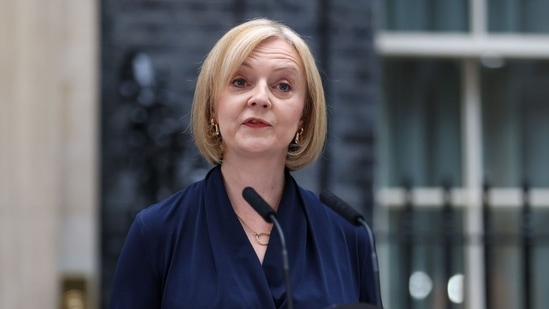 Liz Truss, UK prime minister, delivers a first speech in London, UK.