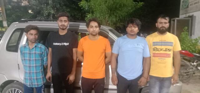 Police caught the first group when a video of their party went viral on social media. (HT Photo) Police caught the first group when a video of their party went viral on social media. (HT Photo)