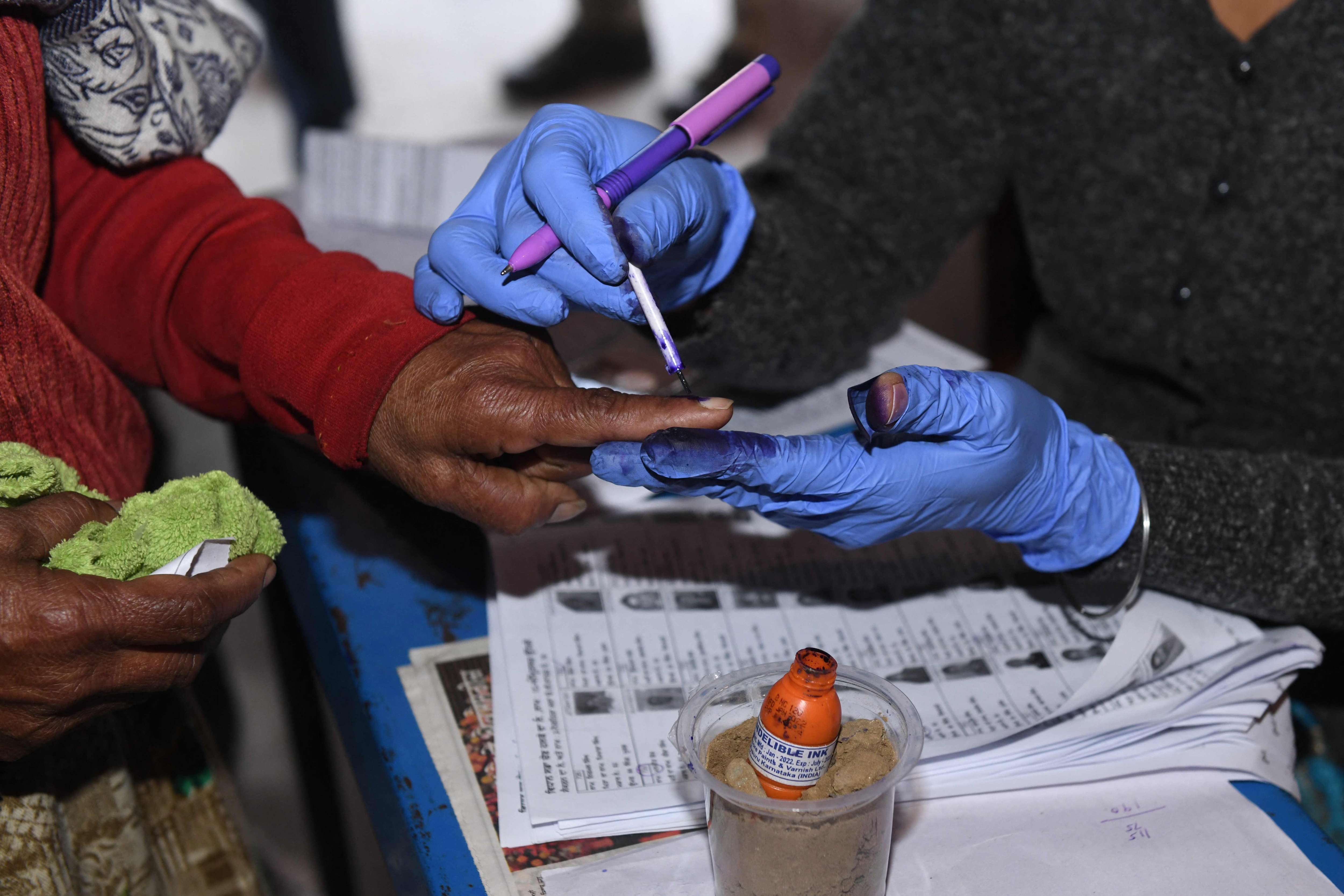Nearly a million polling stations are set up across the country during the national elections, with almost 10 million voters on election duty (AFP) Nearly a million polling stations are set up across the country during the national elections, with almost 10 million voters on election duty (AFP)