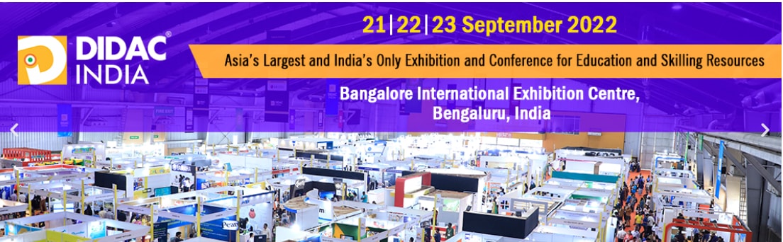 The 12th edition of Didac India will be conducted at the Bangalore International Exhibition Centre (BIEC). (didacindia.com/)