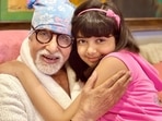 Amitabh Bachchan with his granddaughter Aaradhya. Amitabh Bachchan with his granddaughter Aaradhya.