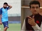 Rohit Sharma and Sourav Ganguly Rohit Sharma and Sourav Ganguly