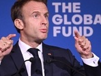 Russia-Ukraine War: French President Emmanuel Macron speaks in an address. Russia-Ukraine War: French President Emmanuel Macron speaks in an address.