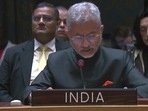 External affairs minister S Jaishankar speaking at UNSC.