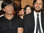 When Shah Rukh Khan visited Riteish Deshmukh. When Shah Rukh Khan visited Riteish Deshmukh.