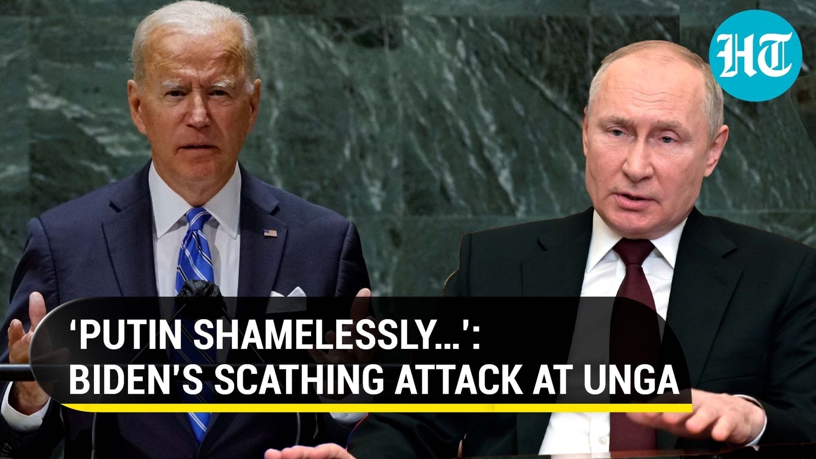 ‘Outrageous Act’: Biden Rebukes Putin At UNGA Over Russia-Ukraine War ...