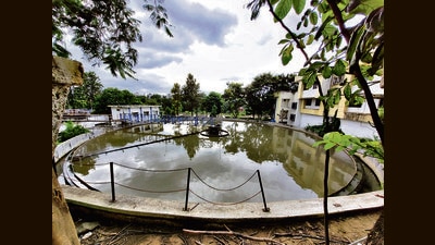 Sewage treatment plant near Rajaram bridge, Vitthalwadi will be demolished. (Pratham Gokhale/HT Photo) Sewage treatment plant near Rajaram bridge, Vitthalwadi will be demolished. (Pratham Gokhale/HT Photo)