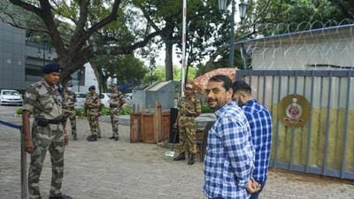 PFI Delhi unit head Parvez Ahmad after his arrest on Thursday. (PTI) PFI Delhi unit head Parvez Ahmad after his arrest on Thursday. (PTI)