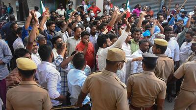 The central security agencies led by NIA on Thursday raided the PFI Tamil Nadu headquarters in Chennai and residences of its office bearers across the state, and arrested 11 workers of the controversial Islamist group over terror charges. (PTI)