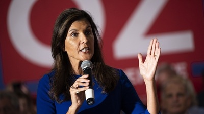 Former United Nations Ambassador Nikki Haley in Pennsylvania on Thursday, September 8.&nbsp; (AP)