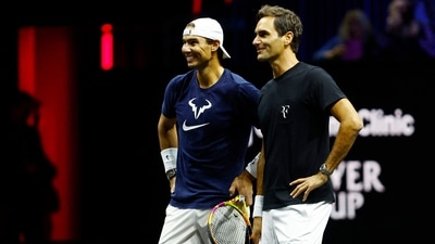 Laver Cup, live streaming: Team Europe's Roger Federer and Rafael Nadal during practice (Reuters)