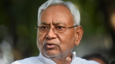 Bihar chief minister Nitish Kumar.