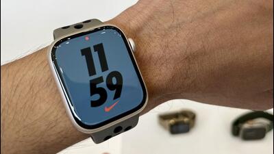 The new Apple Watch Series 8. (HT Photo) The new Apple Watch Series 8. (HT Photo)