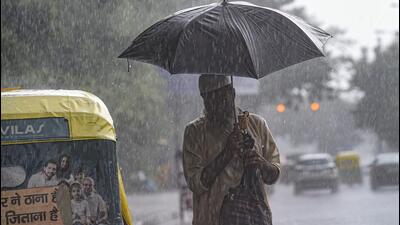 According to the India Meteorological Department’s (IMD) bulletin, the Safdarjung station received 31.2mm rain between 8.30am and 5.30pm on Thursday. (PTI) According to the India Meteorological Department’s (IMD) bulletin, the Safdarjung station received 31.2mm rain between 8.30am and 5.30pm on Thursday. (PTI)