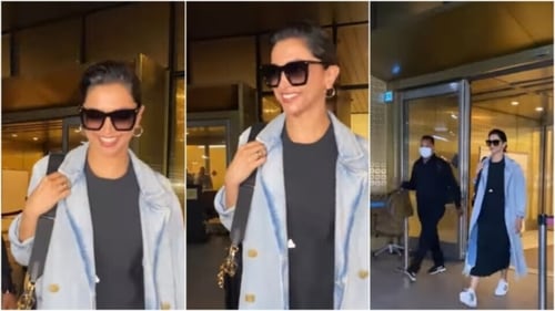 Deepika flew back to Mumbai in style. (Instagram/@viralbhayani)