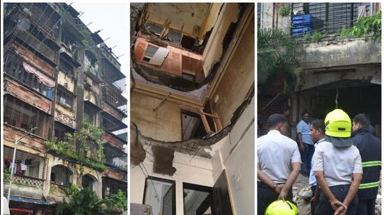 Four dead in Ulhasnagar as slab gives way in 25-year-old Manas Palace building