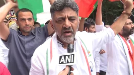 "As a protest against the corrupt BJP government and its chief minister, 100 Congress legislators will paste ‘PayCM’ posters across Bengaluru on Friday" - DK Shivakumar