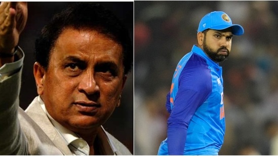 Sunil Gavaskar and Rohit Sharma Sunil Gavaskar and Rohit Sharma
