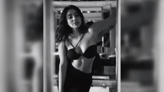 Neha Sharma added a beautiful caption to her post that read, "When you photograph people in color You photograph their clothes. But when you Photograph people in black and white You photograph their souls! Ted Grant."(Instagram/@nehasharnmaofficial)