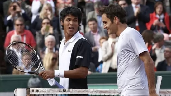 Somdev Devvarman faced Roger Federer twice in his career(Getty Images)