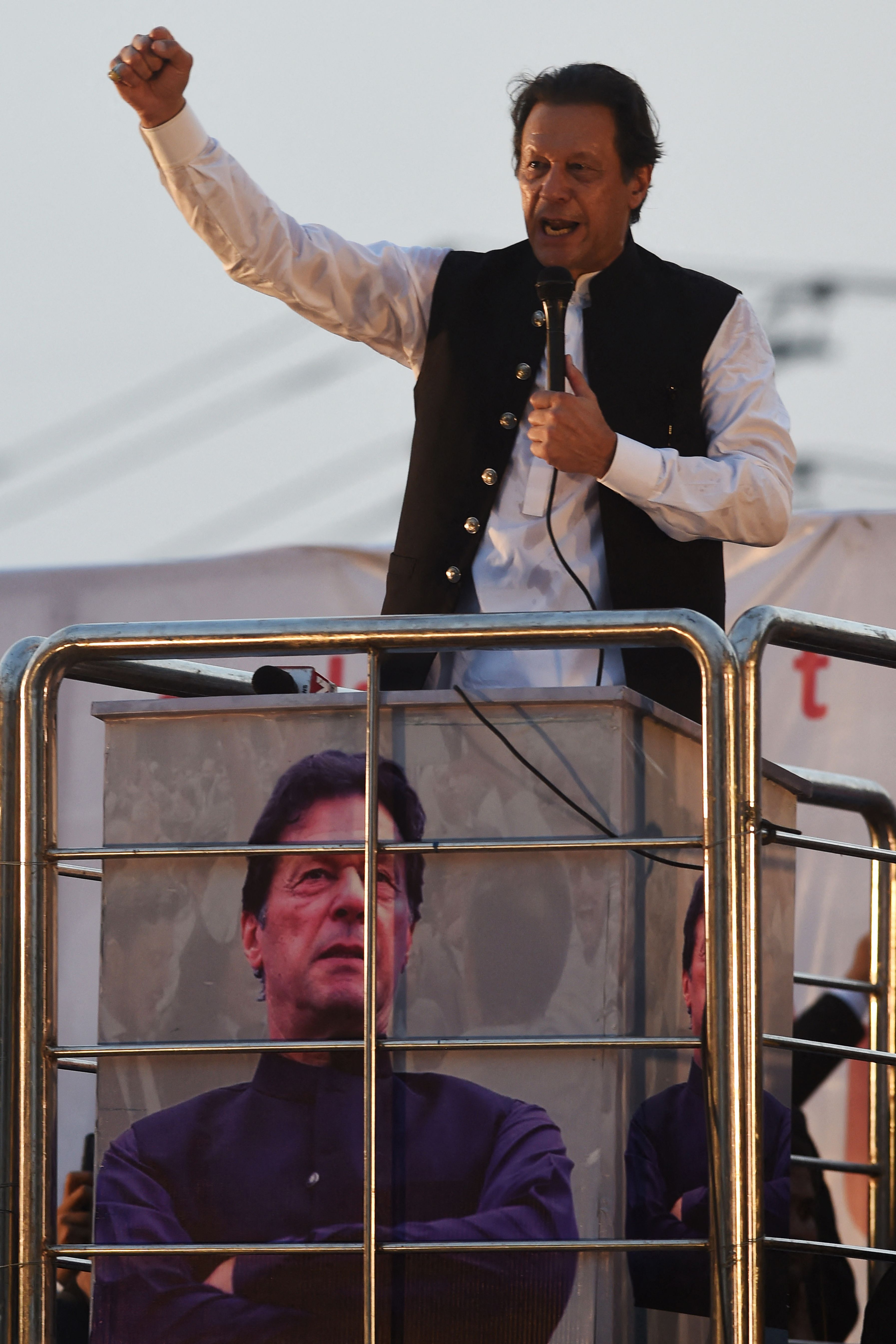 Former Pakistan's prime minister Imran Khan.(AFP)