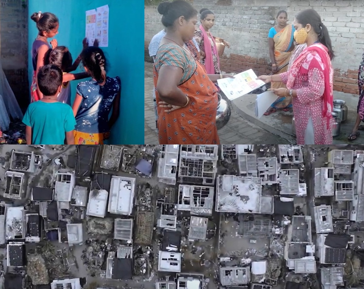 The model has generated heatwave risk information for around 125,000 people living in slums in New Delhi and Nagpur. (Screengrabs: SaferWorldComm/Youtube) The model has generated heatwave risk information for around 125,000 people living in slums in New Delhi and Nagpur. (Screengrabs: SaferWorldComm/Youtube)
