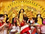 Durga Puja is one of the biggest Hindu festivals celebrated across the country to mark the victory of goddess Durga in her battle against the shape-shifting asura, Mahishasura. Also known as Durgotsava or Sharodotsava, this festival holds great significance for the Bengali community who celebrates it with great pomp every year. It begins with Mahalaya, which will be observed on September 25 this year. Here's how the significance of the five auspicious days of Durga Puja.(ANI)