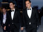 Rafael Nadal and Roger Federer Rafael Nadal and Roger Federer