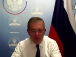 Russia-Ukraine War: Russian Ambassador Denis Alipov talks about the ongoing war in Ukraine,(ANI Twitter) Russia-Ukraine War: Russian Ambassador Denis Alipov talks about the ongoing war in Ukraine,(ANI Twitter)