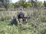 Russia-Ukraine War: A volunteer trains in the Donetsk region, eastern Ukraine.(AFP) Russia-Ukraine War: A volunteer trains in the Donetsk region, eastern Ukraine.(AFP)