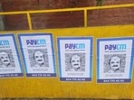 ‘PayCM’ photos with Karnataka chief minister Basavaraj Bommai's likeness were seen in Bengaluru on Wednesday (Credit: Twitter/@DebasisSahoo31) ‘PayCM’ photos with Karnataka chief minister Basavaraj Bommai's likeness were seen in Bengaluru on Wednesday (Credit: Twitter/@DebasisSahoo31)