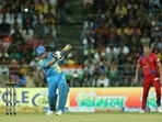 Sachin Tendulkar went down the wicket and hammered Chris Tremlett for a six Sachin Tendulkar went down the wicket and hammered Chris Tremlett for a six