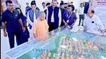 Uttar Pradesh chief minister Yogi Adityanath at the National Urban Planning and Management Conclave in Lucknow on Friday. (HT PHOTO) Uttar Pradesh chief minister Yogi Adityanath at the National Urban Planning and Management Conclave in Lucknow on Friday. (HT PHOTO)